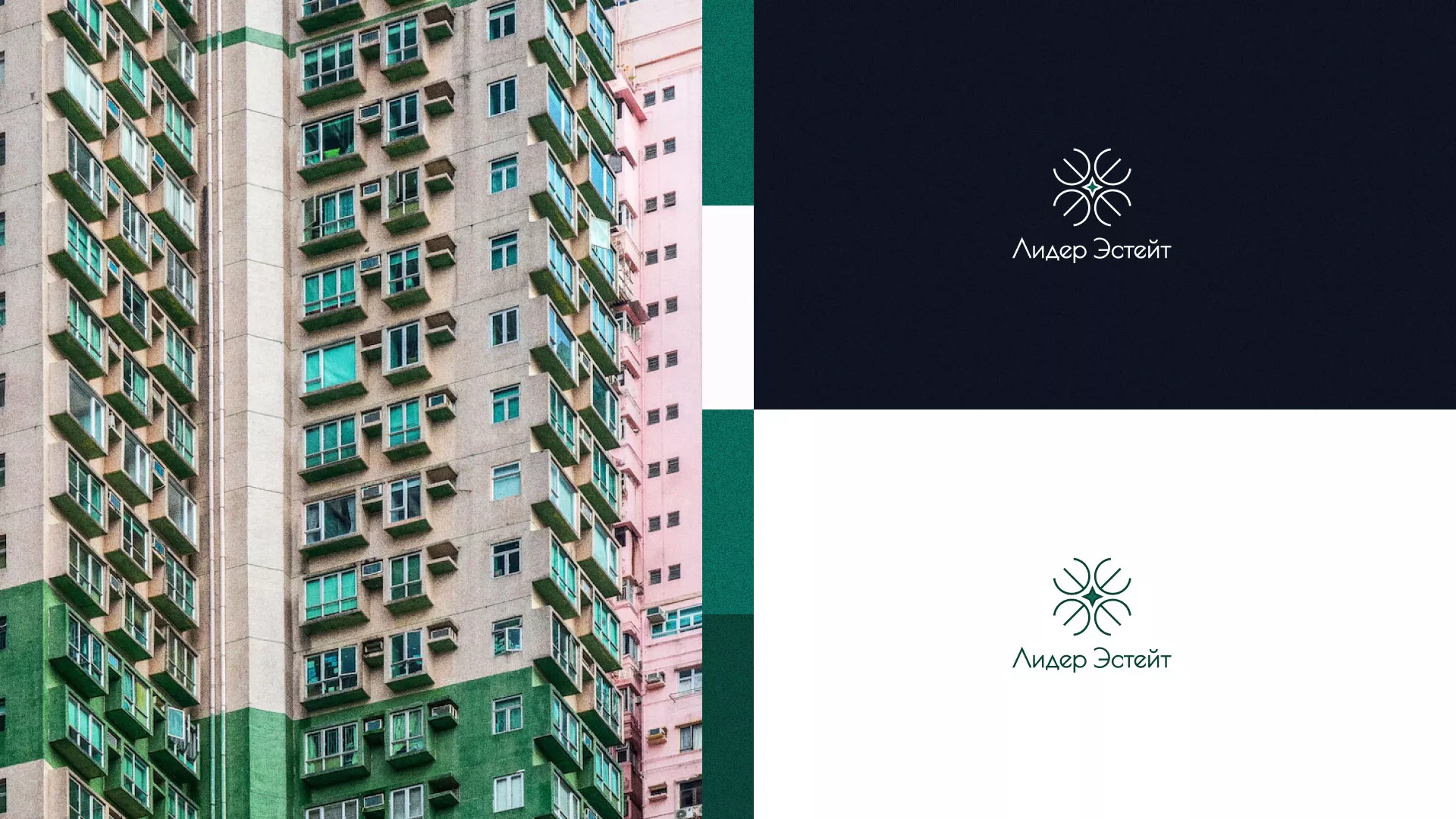 Создание логотипа компании «Лидер Эстейт» в Дзержинском